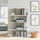 HANAH HOME Polica za knjige Harmon Anthracite White - 171989