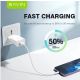 BAVIN Punjač 2.4A USB-A + kabl Micro, bela - 90026