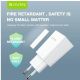 BAVIN Punjač 2.4A USB-A + kabl type-C, bela - 90027