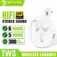 BAVIN Earbuds Wireless slušalice + kabl type-C bela - 90211