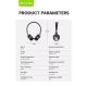 BAVIN Bežične Bluetooth slušalice, crna - 90213