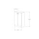 HANAH HOME Cipelarnik Defne Sapphire (835PUQ3904) - 172105