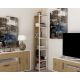 HANAH HOME Polica za knjige Texas White Ud - 172305