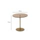 HANAH HOME Pomoćni stočić Chill Out Gold Bronze - 172478