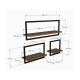 HANAH HOME Zidna polica Yeso Sapphire Oak - 172586