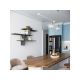 HANAH HOME Zidna polica Leo Anthracite - 172603