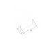 HANAH HOME Zidna polica Armoni Shiny White - 172614-1