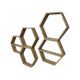 HANAH HOME Zidna polica HEX003 - 172625