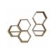HANAH HOME Zidna polica HEX003 - 172625