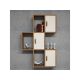 HANAH HOME Zidna polica Flora, braon/krem - 172626