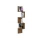 HANAH HOME Zidna polica Desaldo Walnut - 172710