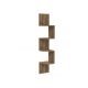 HANAH HOME Zidna polica Desaldo Walnut - 172710