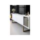 HANAH HOME TV polica Gold Line White Black - 172757