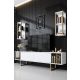 HANAH HOME TV polica Gold Line White Black - 172757