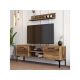 HANAH HOME TV polica Riga Walnut - 172785