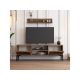 HANAH HOME TV polica Riga Walnut - 172785