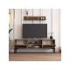 HANAH HOME TV polica Riga Walnut - 172785