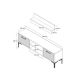 HANAH HOME TV polica Riga Anthracite - 172786