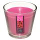 ATMOSPHERA Mirisna sveća vanila 9x8.3cm vosak/staklo roze - 172790E