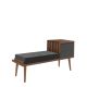 HANAH HOME Cipelarnik Fiume, braon/siva - 172808