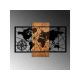WALLXPERT Zidna dekoracija World Map 3 M - 172865