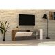 HANAH HOME TV polica Gaye Walnut White - 172928