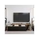 HANAH HOME TV polica Nexera Walnut Black - 172943