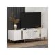 HANAH HOME TV polica Detas White Gold - 172980
