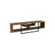 HANAH HOME TV polica Asal 150 Walnut Black - 173023