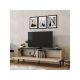 HANAH HOME TV polica Draw Sapphire Oak Black Marble - 173070