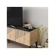 HANAH HOME TV polica Draw Sapphire Oak Black Marble - 173070