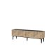 HANAH HOME TV polica Draw Sapphire Oak Black Marble - 173070