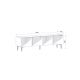 HANAH HOME TV polica Draw Sapphire Oak Black Marble - 173070
