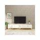 HANAH HOME TV komoda Sona, bela/zlatna - 173076