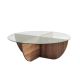 HANAH HOME Sto za dnevnu sobu Lily Walnut - 173178