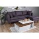 HANAH HOME Sto za dnevnu sobu Kolarado White Wanut - 173182