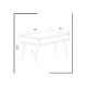 HANAH HOME Sto za dnevnu sobu Via - 173241