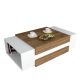 HANAH HOME Sto za dnevnu sobu Nora White Walnut - 173278