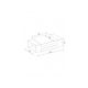 HANAH HOME Sto za dnevnu sobu Nora White Walnut - 173278
