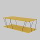 HANAH HOME Sto za dnevnu sobu Labranda Yellow - 173284