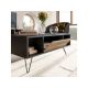 HANAH HOME Sto za dnevnu sobu Mistico Black Walnut - 173285