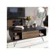 HANAH HOME Sto za dnevnu sobu Mistico Black Walnut - 173285