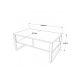 HANAH HOME Sto za dnevnu sobu ML34 A - 173288
