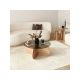 HANAH HOME Sto za dnevnu sobu Bubble Sapphire Oak Fume - 173307