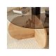 HANAH HOME Sto za dnevnu sobu Bubble Sapphire Oak Fume - 173307