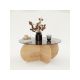 HANAH HOME Sto za dnevnu sobu Bubble Sapphire Oak Fume - 173307