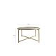 HANAH HOME Sto za dnevnu sobu Gold Sun S404F Gold Fume - 173364