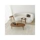 HANAH HOME Sto za dnevnu sobu Sweet Walnut - 173376
