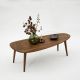 HANAH HOME Sto za dnevnu sobu Sweet Walnut - 173376