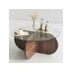 HANAH HOME Sto za dnevnu sobu Bubble Walnut - 173386